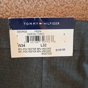 Tommy Hilfiger Charcoal Dress Pants